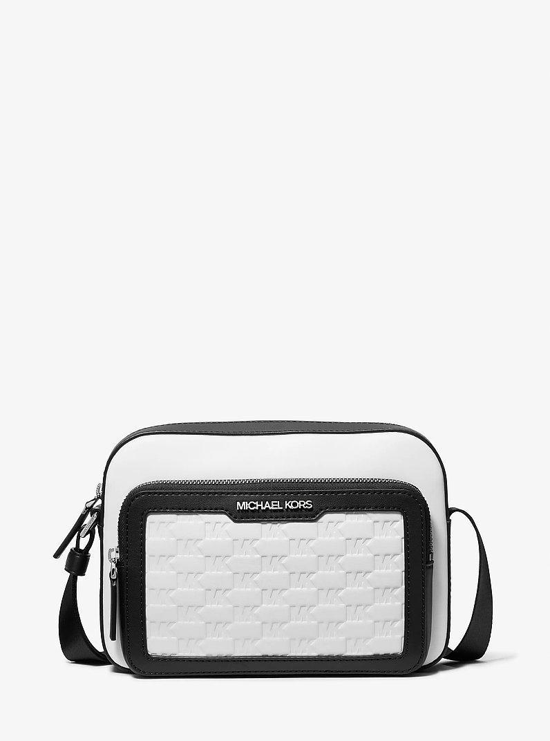 Cooper Logo Embossed Flight Bag in BLACK - Sale | Michael Kors [US]