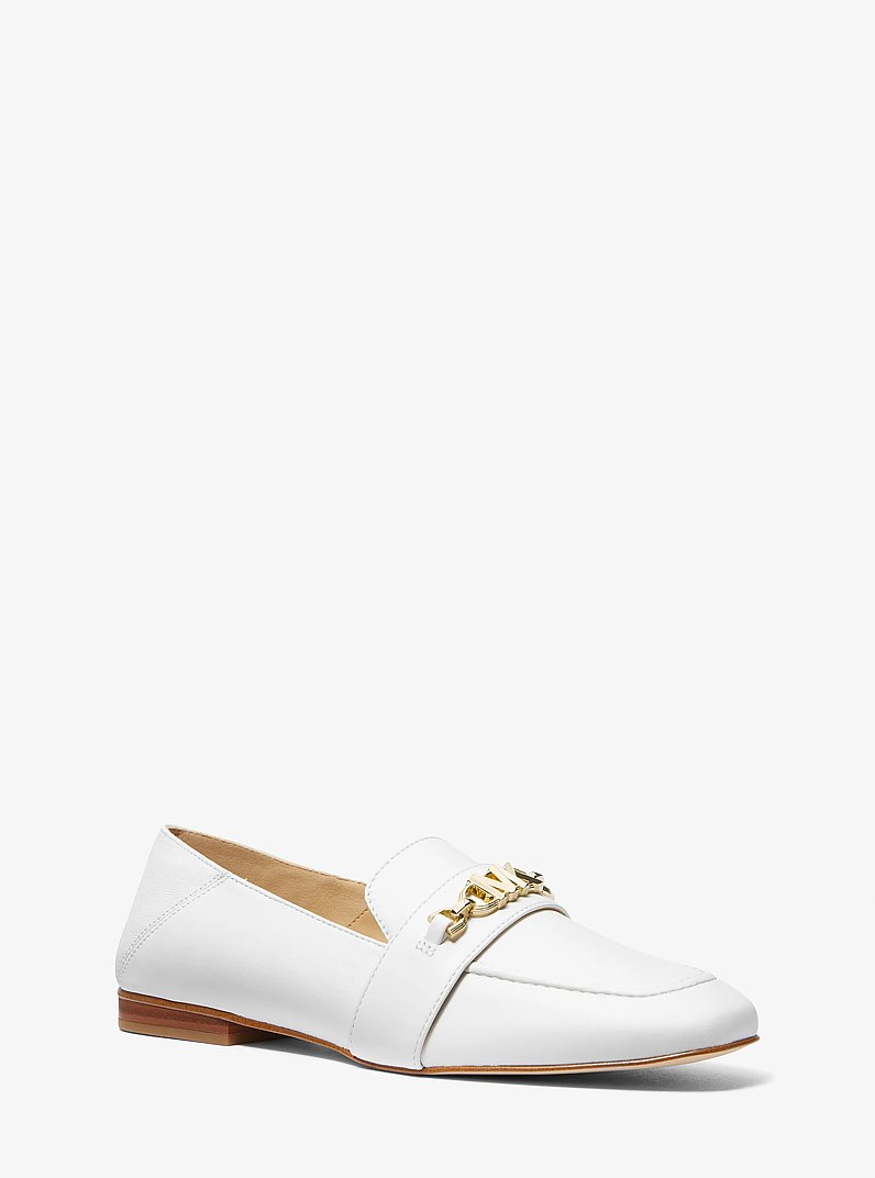 Mocas&iacute;n de piel Tiffanie in BLANCO INTENSO | Michael Kors
