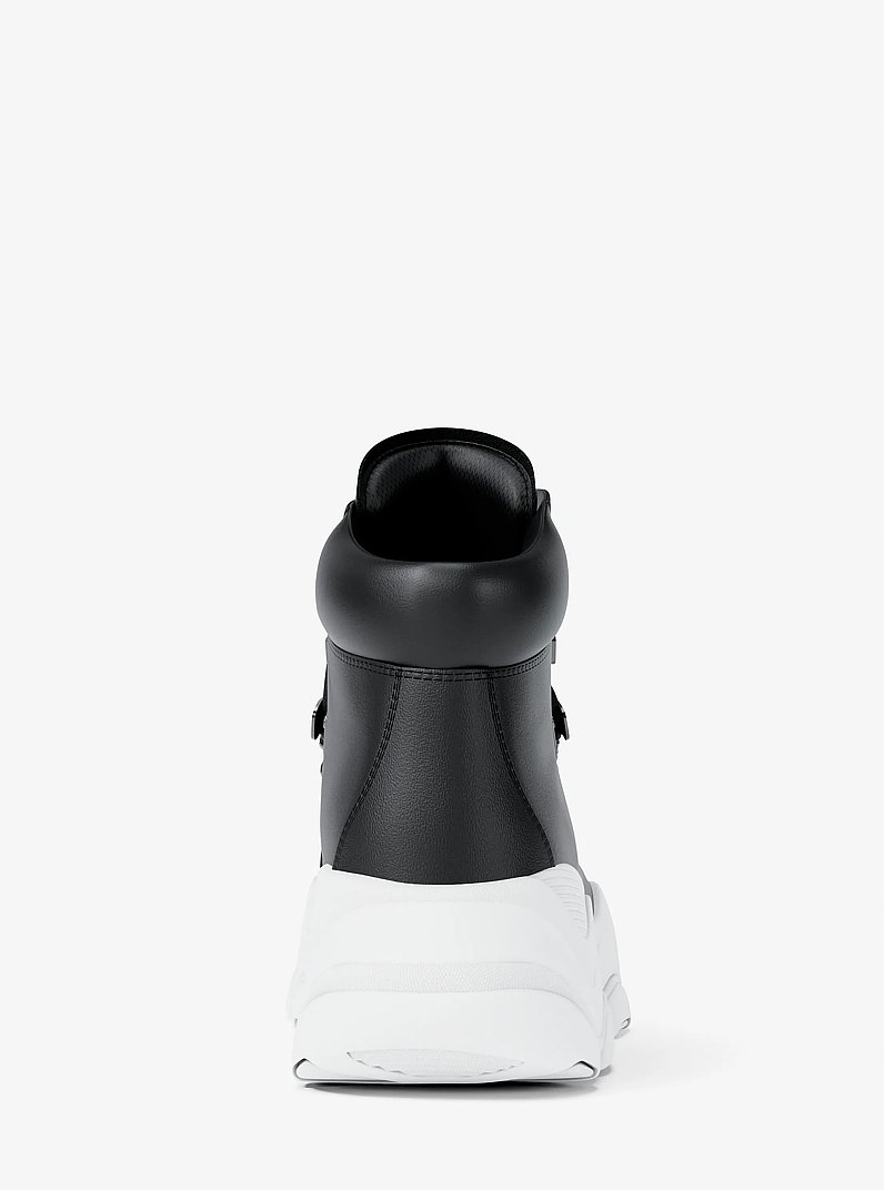 Atlas Leather Boot in BLACK | Michael Kors