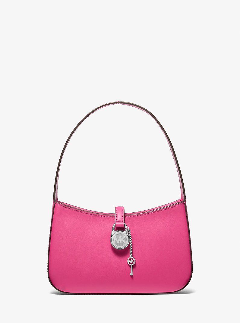 Bolso pochette Lyra peque&ntilde;o de piel in PITAYA | Michael Kors