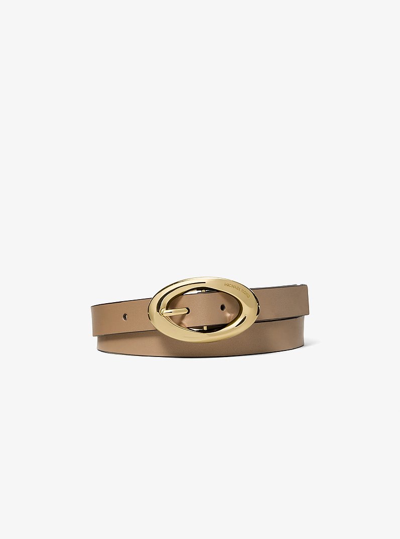 Cintur&oacute;n de piel in C&Aacute;SCARA | Michael Kors