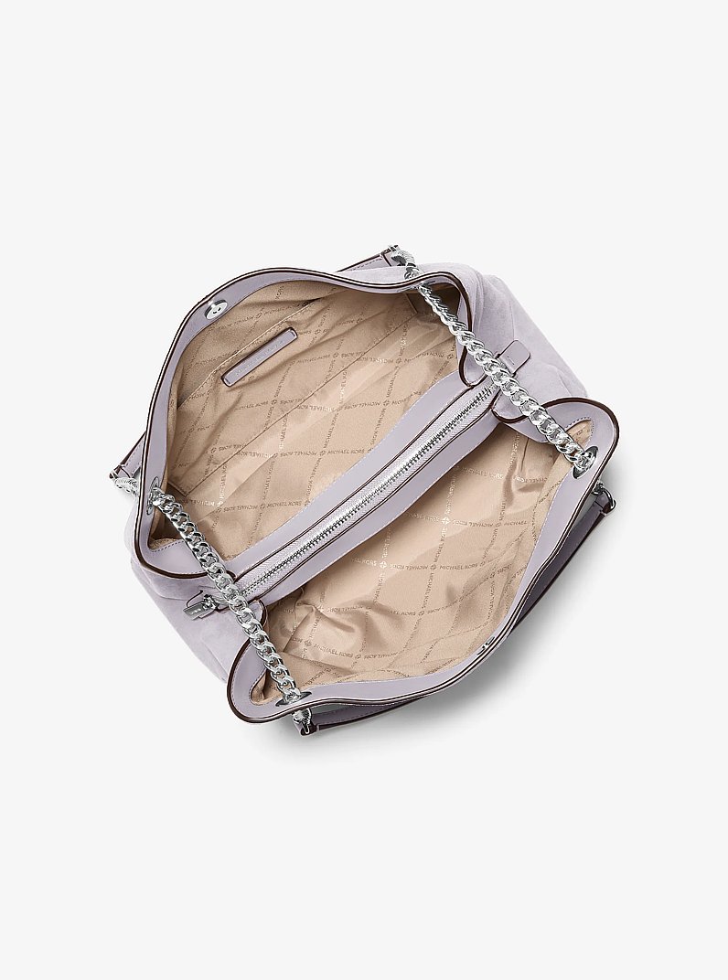 Christina Medium Messenger Bag in LILAC | Michael Kors