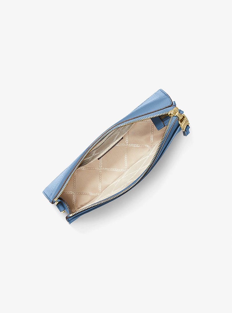 Empire Large Leather Convertible Crossbody Bag in FRENCH BLUE | Michael Kors