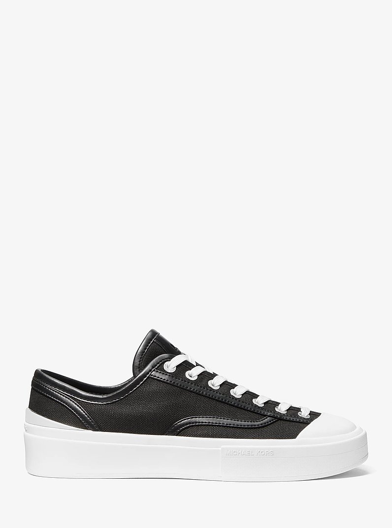 Jude Linen Blend Sneaker in BLACK | Michael Kors