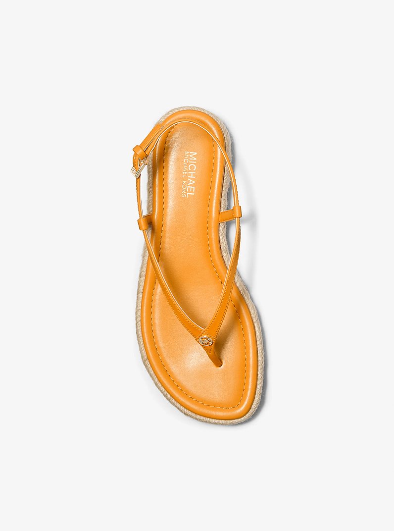 Samara Espadrille Sandal in POP ORANGE | Michael Kors
