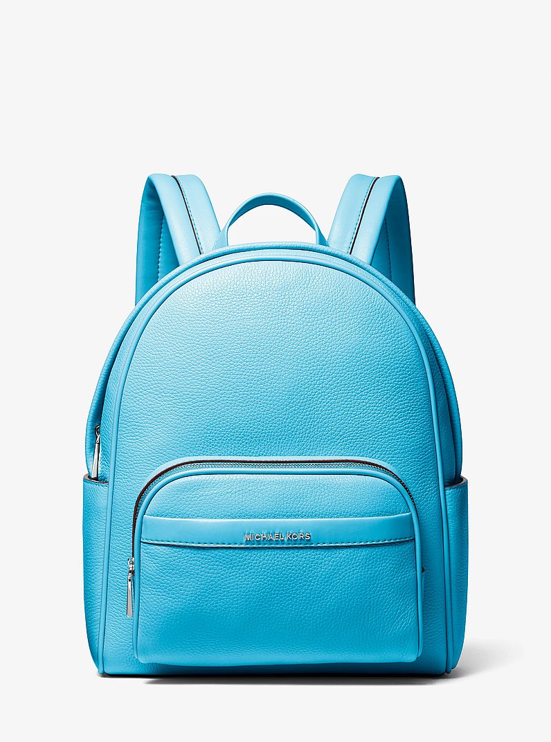 Mochila Bex mediana de piel granulada in AZUL SANTORINI | Michael Kors