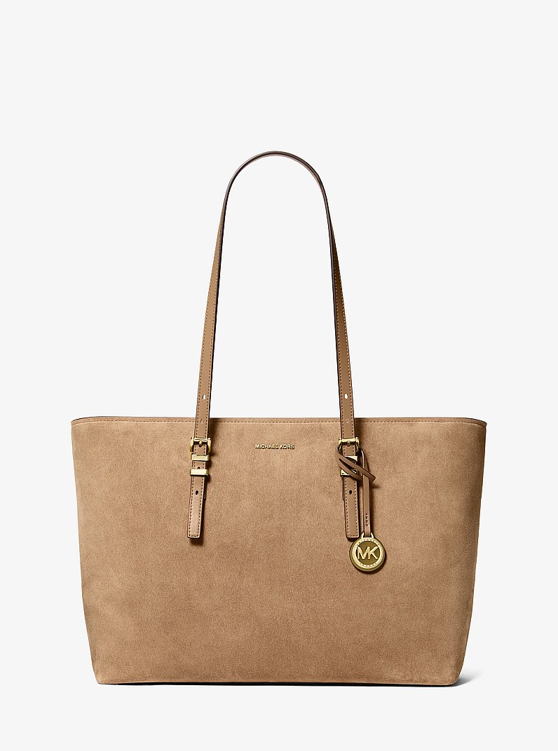 Bolso tote Quinn grande de ante in C&Aacute;SCARA | Michael Kors