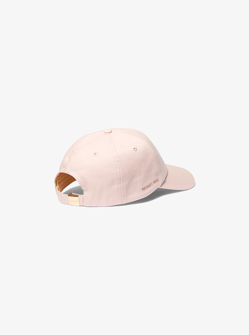 Fruit Embroidered Cotton Baseball Hat in POWDER BLUSH | Michael Kors