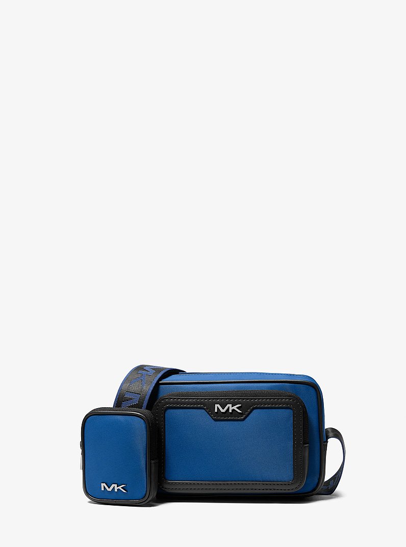 Sac pour appareil photo Lautner en nylon avec poche in BLEU EMPIRE | Michael Kors