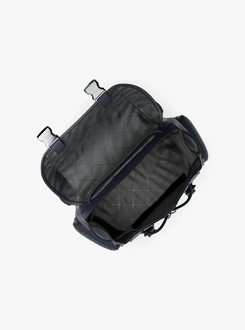 Cooper Medium Striped Signature Logo City Backpack in SAPPHIRE | Michael Kors