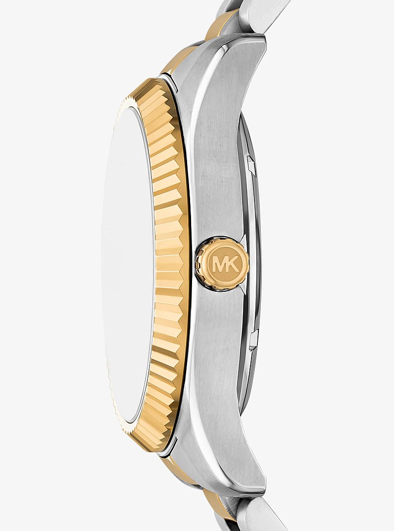 Oversized Lexington Two-Tone Watch in TWO TONE | Michael Kors