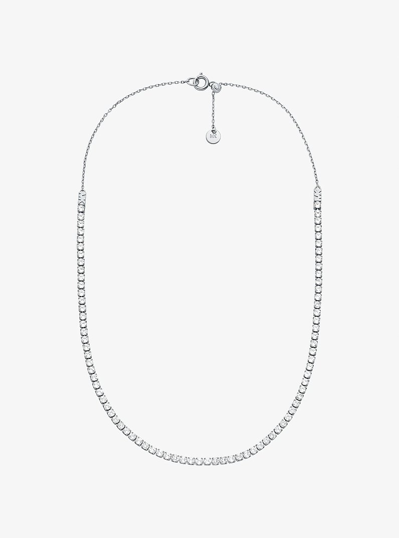 Collar de tenis con pav&eacute; in PLATEADO | Michael Kors