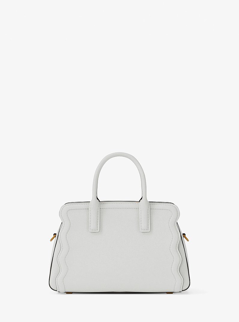 Bolso cruzado convertible Laila extrapeque&ntilde;o de piel granulada in BEIGE P&Aacute;LIDO | Michael Kors