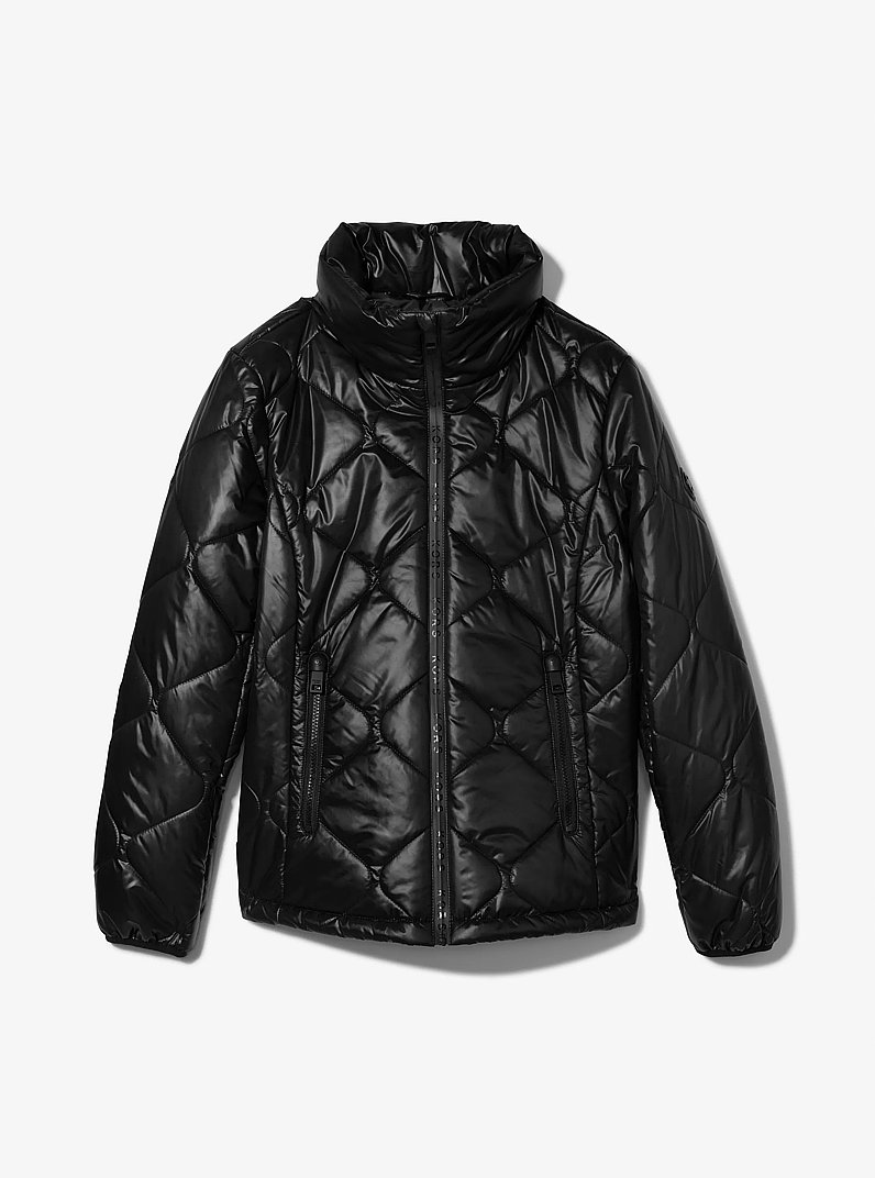 Quilted Puffer Jacket in BLACK | Michael Kors