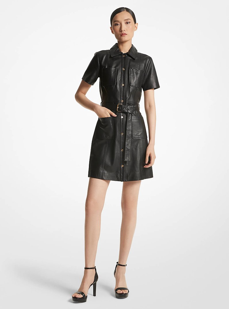 Leather Belted Dress | Michael Kors [US]