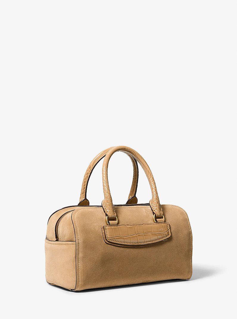 Bowling-Umh&auml;ngetasche Jet Set Travel Extra-Small aus Wildleder in [3740] | Michael Kors