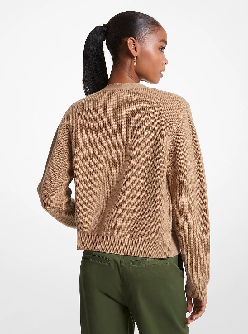 Q　ドルマンリラックスブルゾン （ベージュ） BONDING DOLMAN BLOUSON