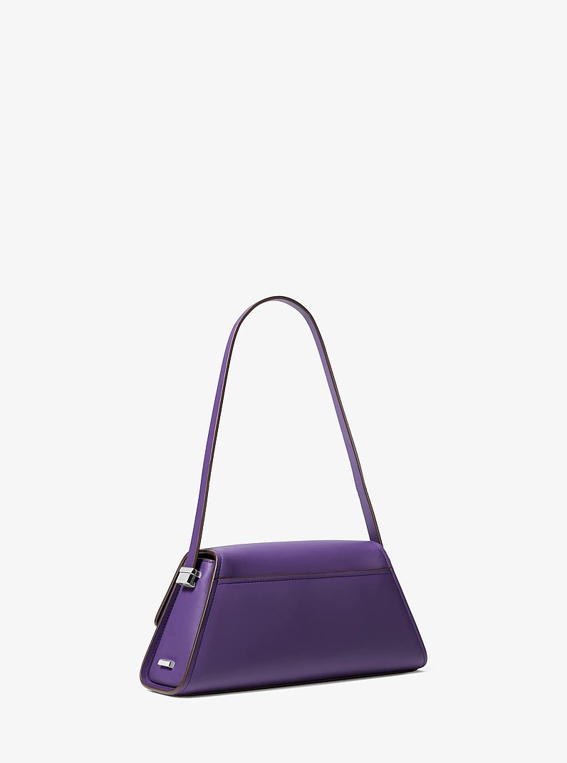Ludlow Medium Leather Shoulder Bag in IRIS | Michael Kors