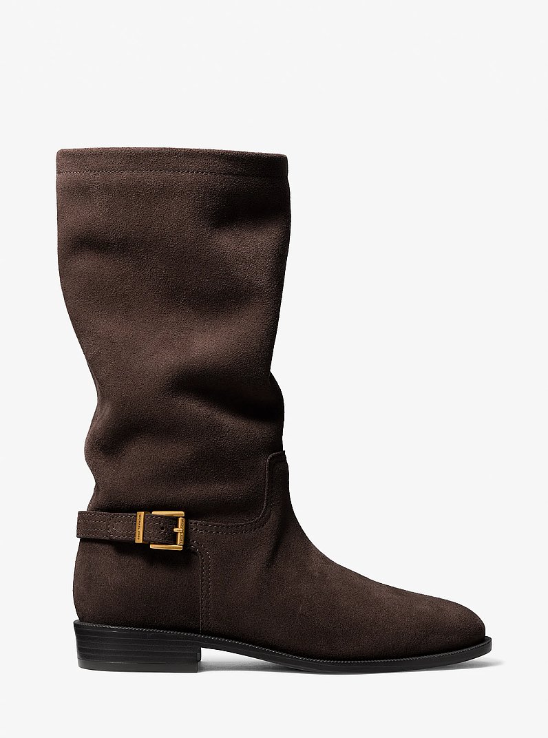 Harleigh Suede Boot in CHOCOLATE | Michael Kors