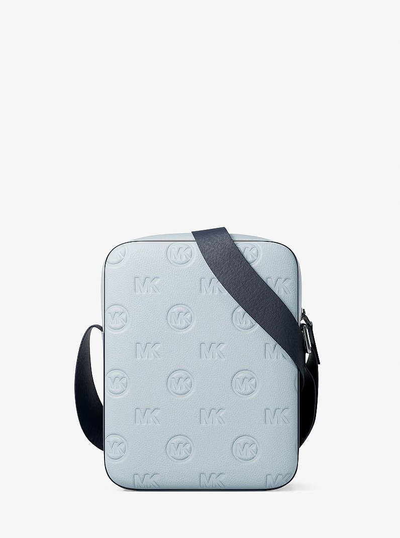 Cooper Logo Debossed Flight Bag in PALE OCEAN | Michael Kors