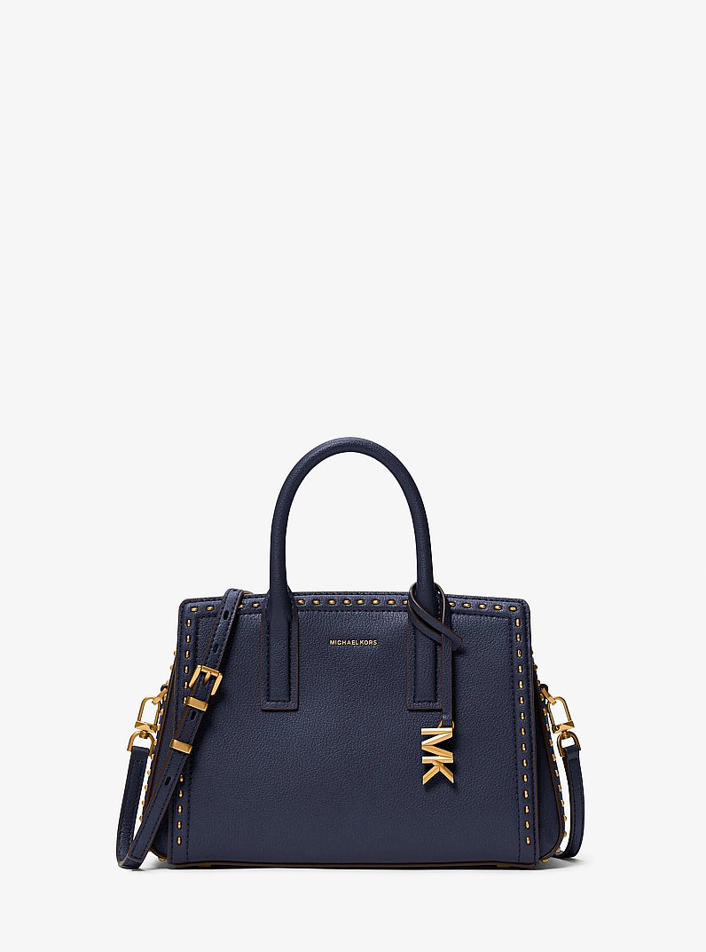 Petit sac Laila en cuir clout&eacute; in ROBE BLEU BLEU CLAIR | Michael Kors