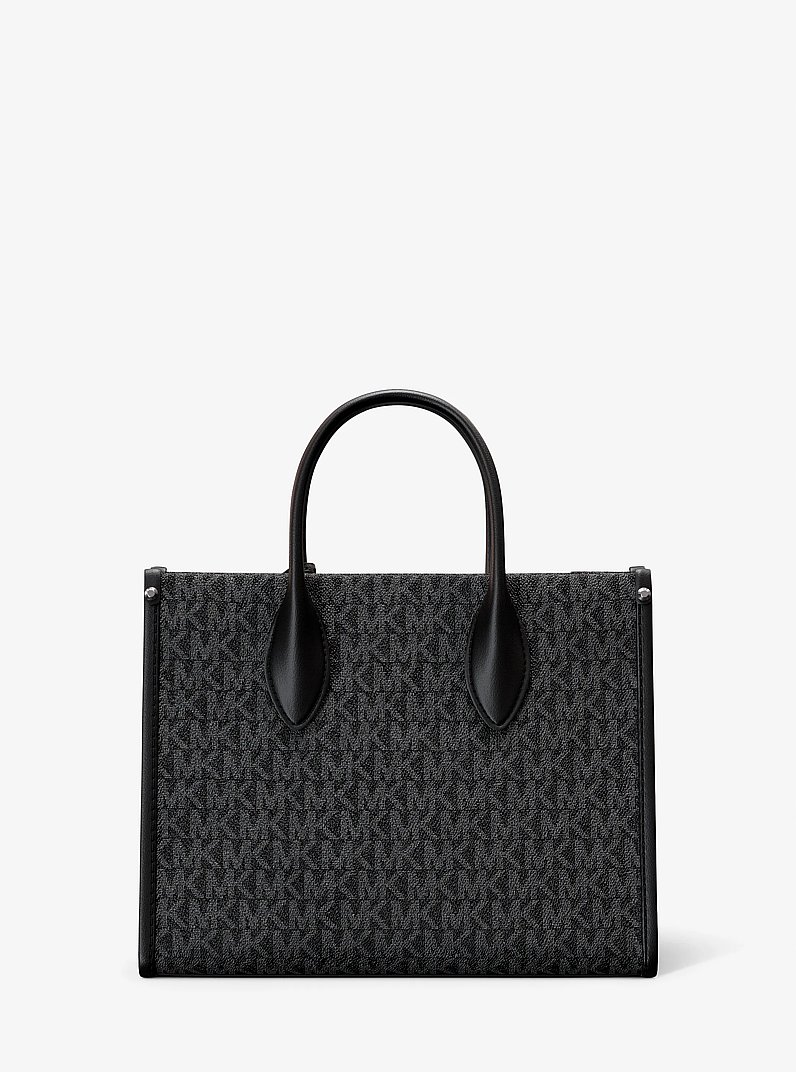 Mirella Small Signature Logo Crossbody Bag in BLACK | Michael Kors