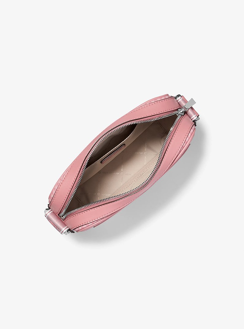Maeve Large Signature Logo Crossbody Bag in ROSE - Sale | Michael