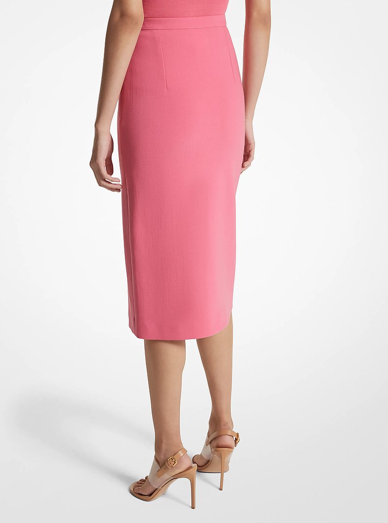 Crepe Slit Pencil Skirt in AZALEA | Michael Kors