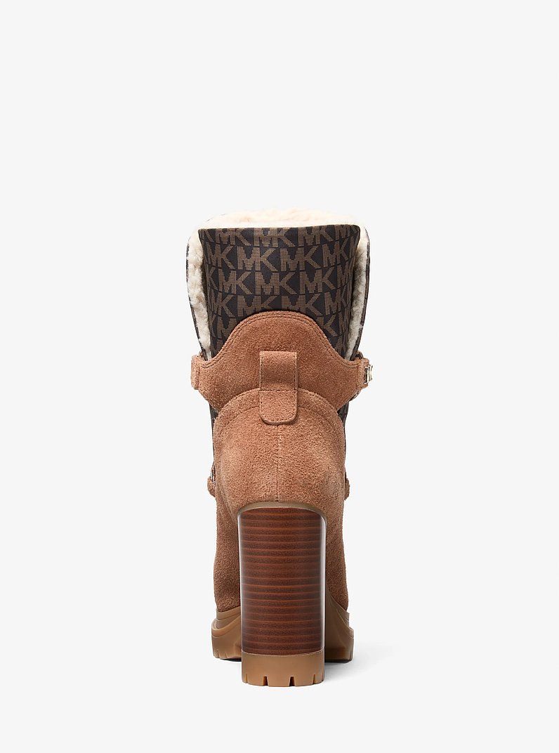Culver Mixed-Media Platform Boot in BROWN - Sale | Michael Kors [US]