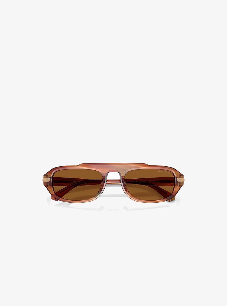 Lunettes de soleil Watch Hill in MARRON CORNE | Michael Kors