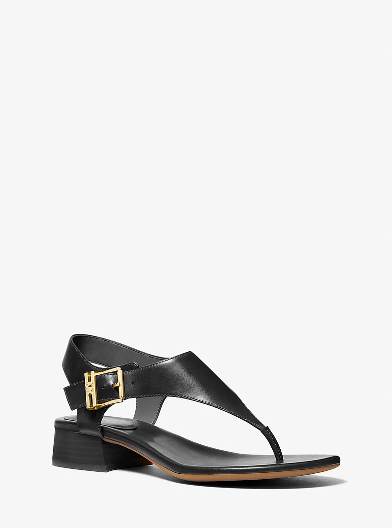 Sandalo Robyn in pelle in NERO | Michael Kors
