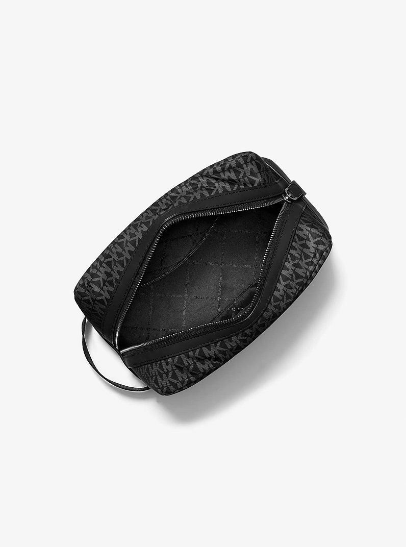 Kit de viaje Brooklyn tejido con estampado de logotipo exclusivo in NEGRO | Michael Kors