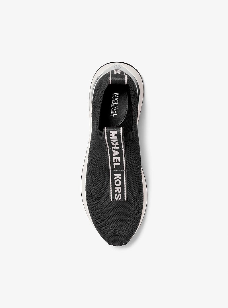 Bodie Knit Slip-On Sneaker in BLACK | Michael Kors