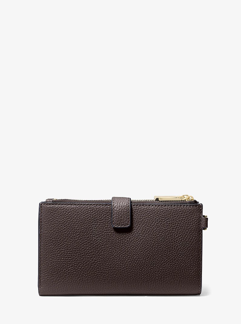 Adele Leather Smartphone Wallet in CHOCOLATE | Michael Kors