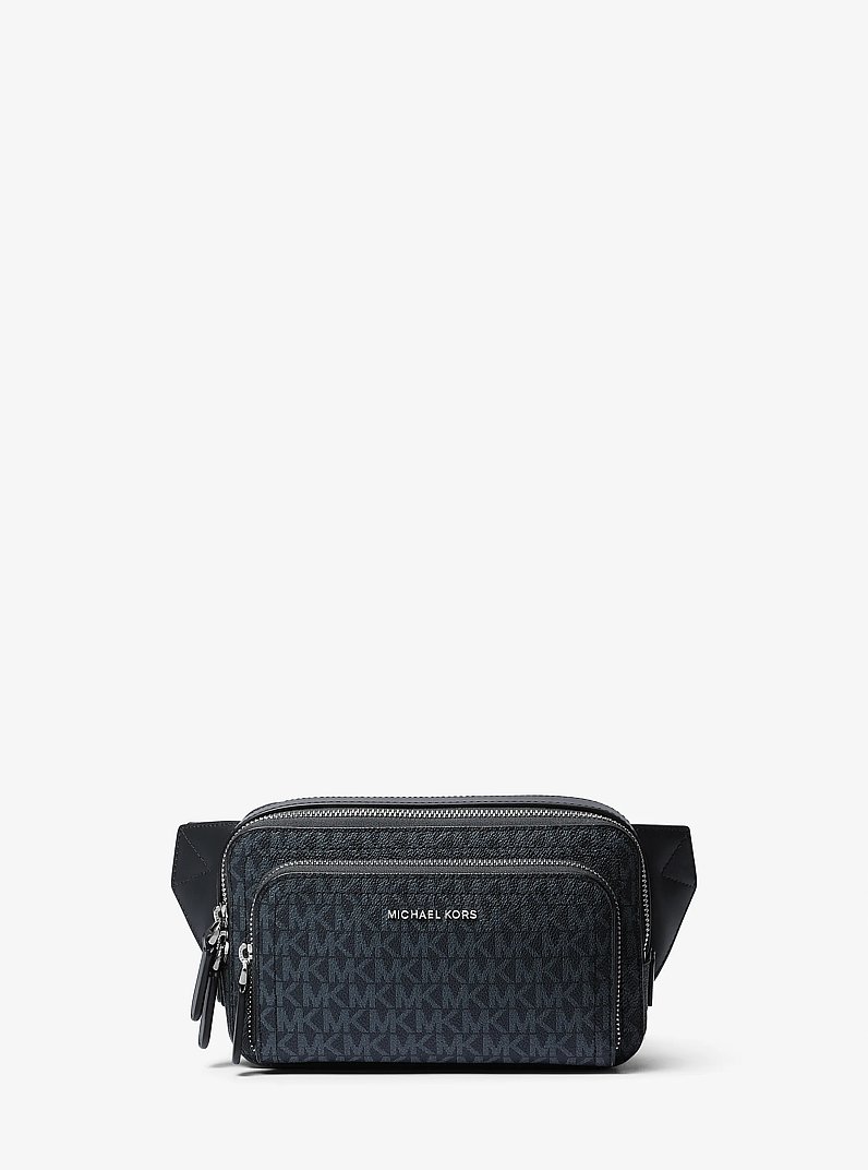 Hudson Logo Sling Pack in ADMRL/PLBLUE | Michael Kors