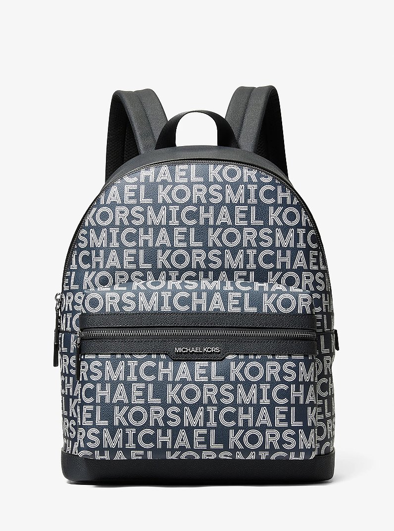 Sac &agrave; dos Cooper de taille moyenne &agrave; logo graphique in BLANC &Eacute;CLATANT | Michael Kors