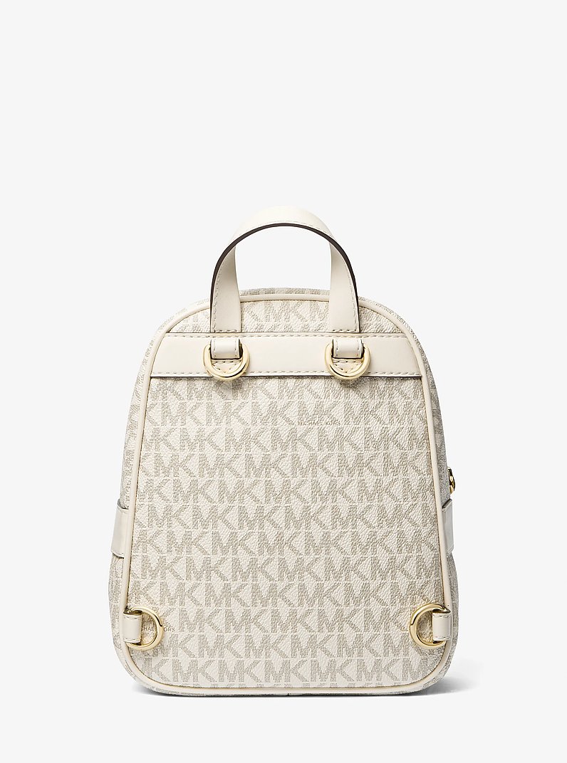 Elliot Extra-Small Logo Backpack in VAN/CREAM | Michael Kors