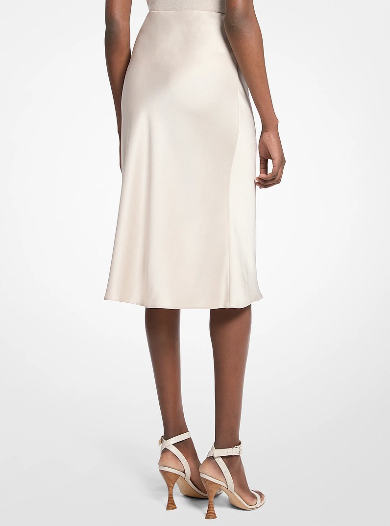 Falda de sat&eacute;n charmeuse in OSTRA | Michael Kors