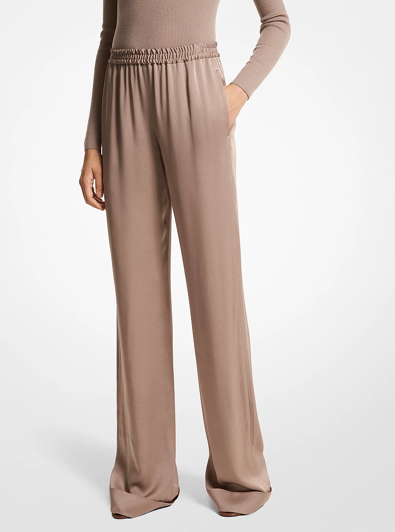 Charmeuse Pajama Pants in TAUPE | Michael Kors