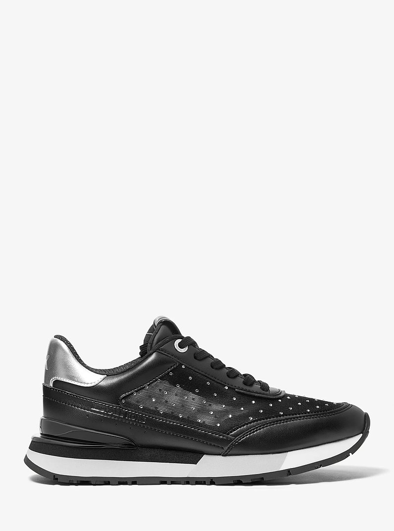 Espadrille Nova en maille &agrave; ornements in NOIR | Michael Kors