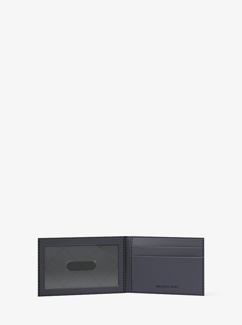 Portefeuille Cooper avec rabat et &agrave; logo Signature in BLEUET | Michael Kors