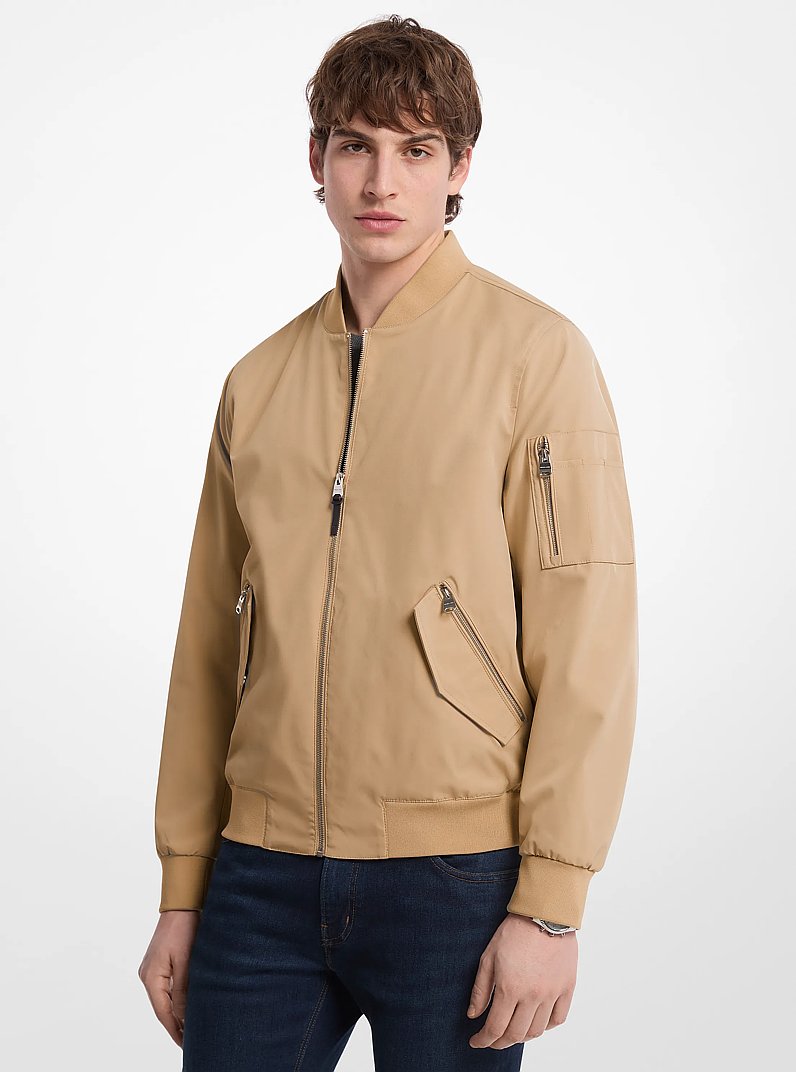Benue Bomber Jacket in KHAKI | Michael Kors