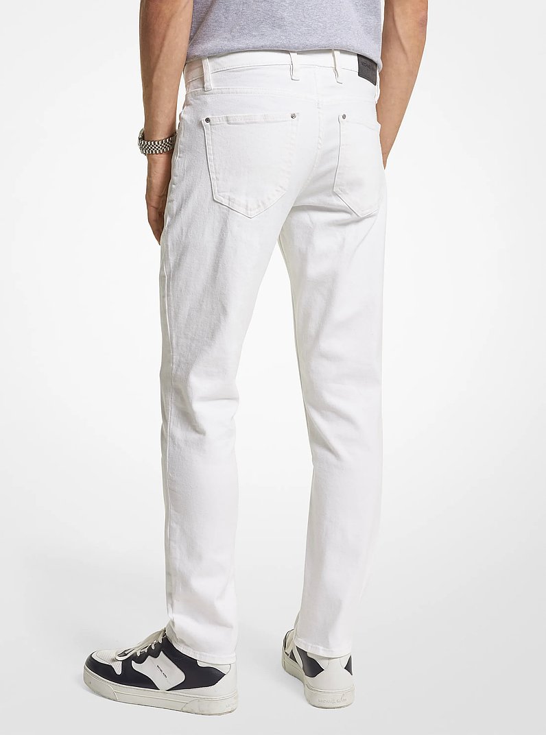 Slim-Fit Jeans in WHITE | Michael Kors
