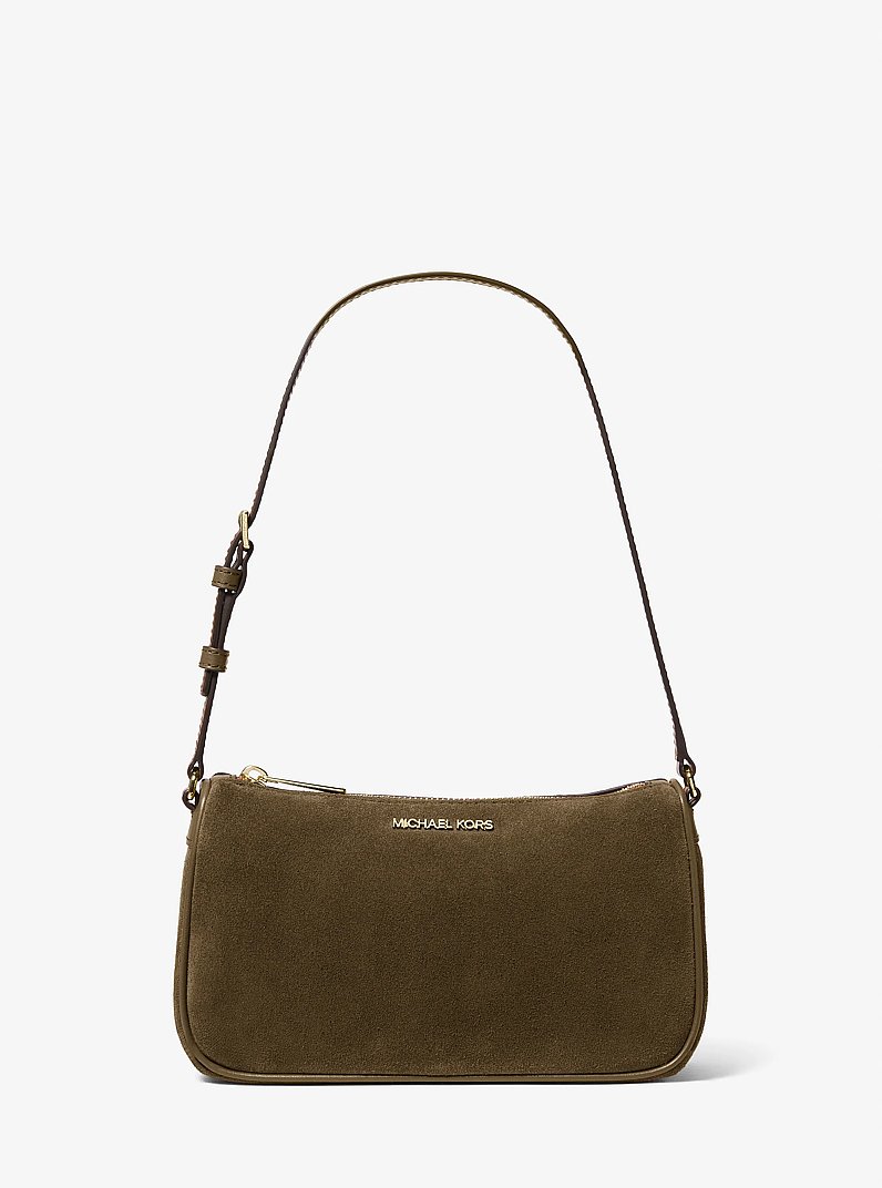 Pochette Jet Set de taille moyenne en su&egrave;de