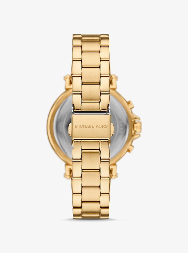 Oversized Maren Gold-Tone Watch in GOLD | Michael Kors