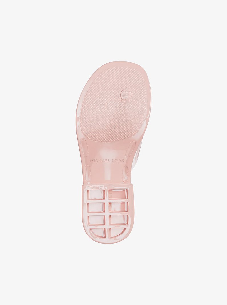 Hannah Jelly T-Strap Sandal in POWDER BLUSH | Michael Kors