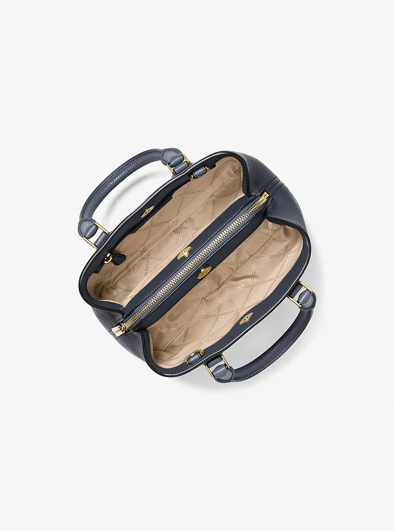 Camille Small Pebbled Leather Satchel