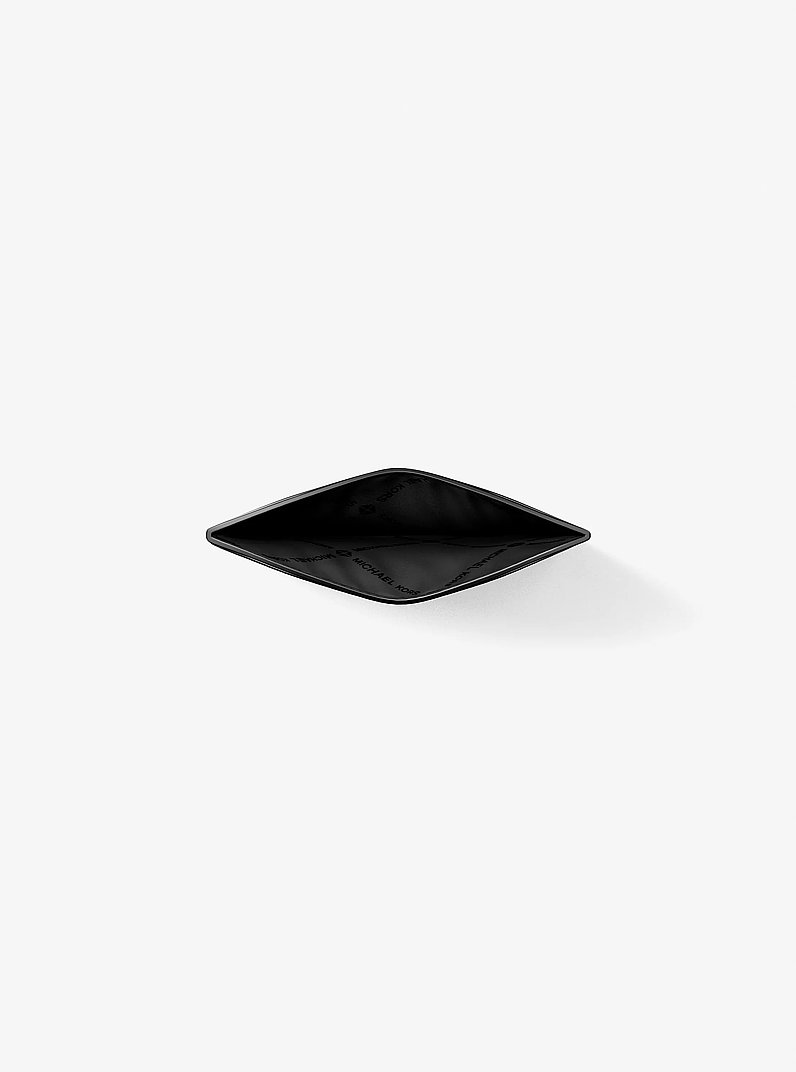 Hudson Signature Logo Card Case in BLACK | Michael Kors