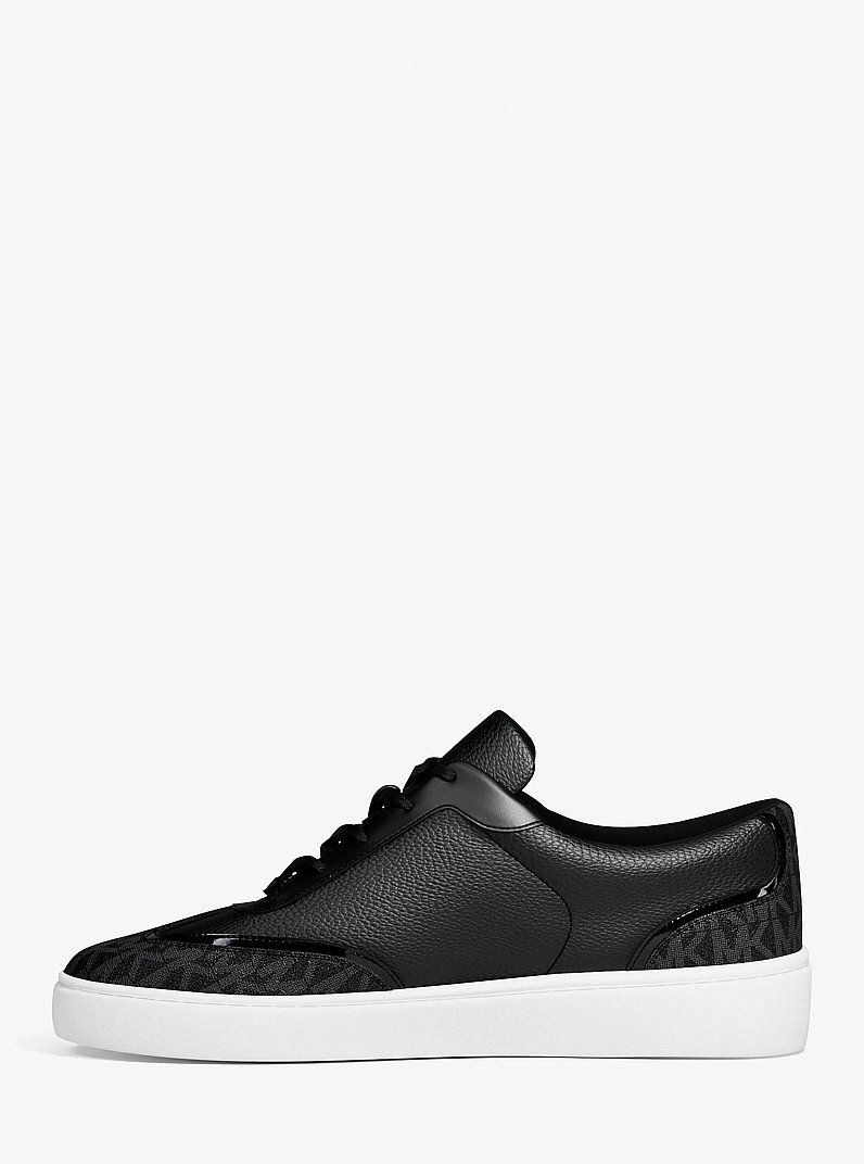 Basket Starr en m&eacute;lange de mati&egrave;res in NOIR | Michael Kors
