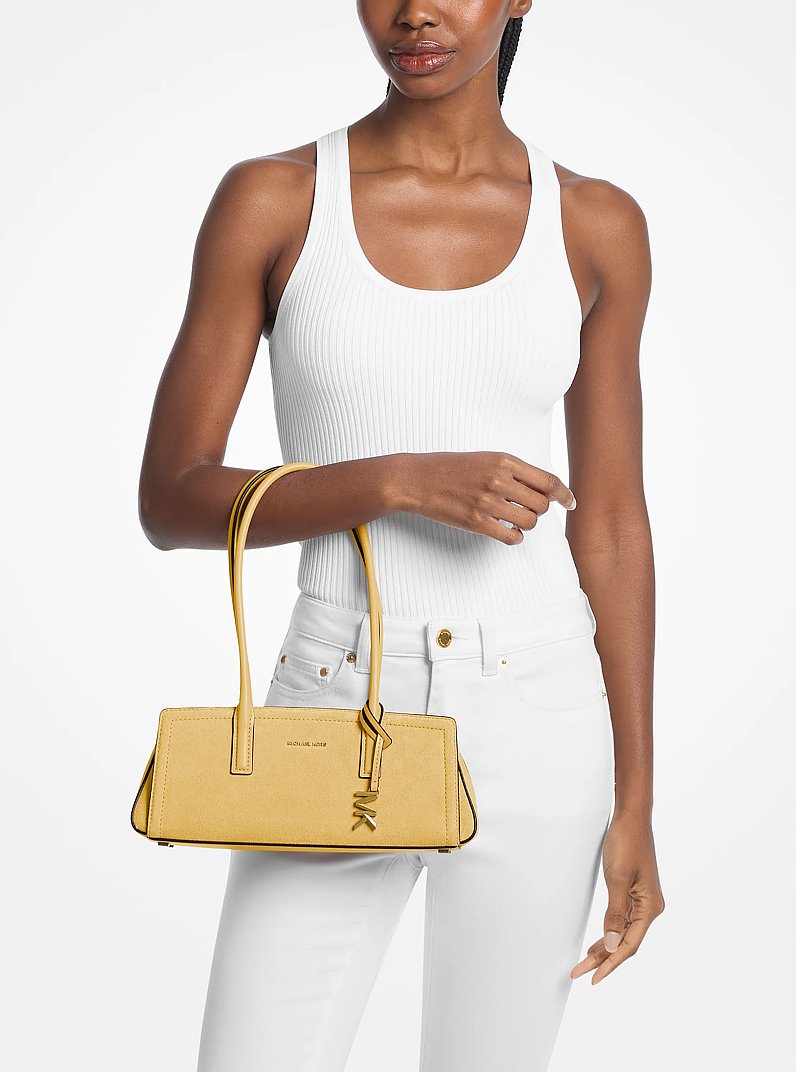 Laila Small Suede Shoulder Bag